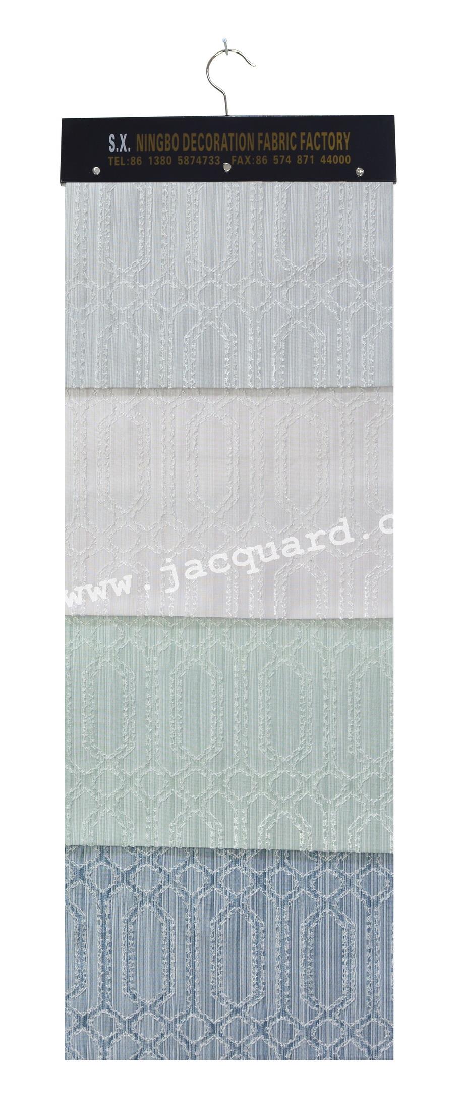 Jacquard Grommet Curtain/Eyelet  Curtain   for Bed Room Living Room(2 Panels)